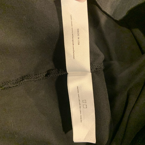 Vetta Sheath Mini Dress Black Size S Minimalist Capsule Career Preppy City Retro - Picture 9 of 11